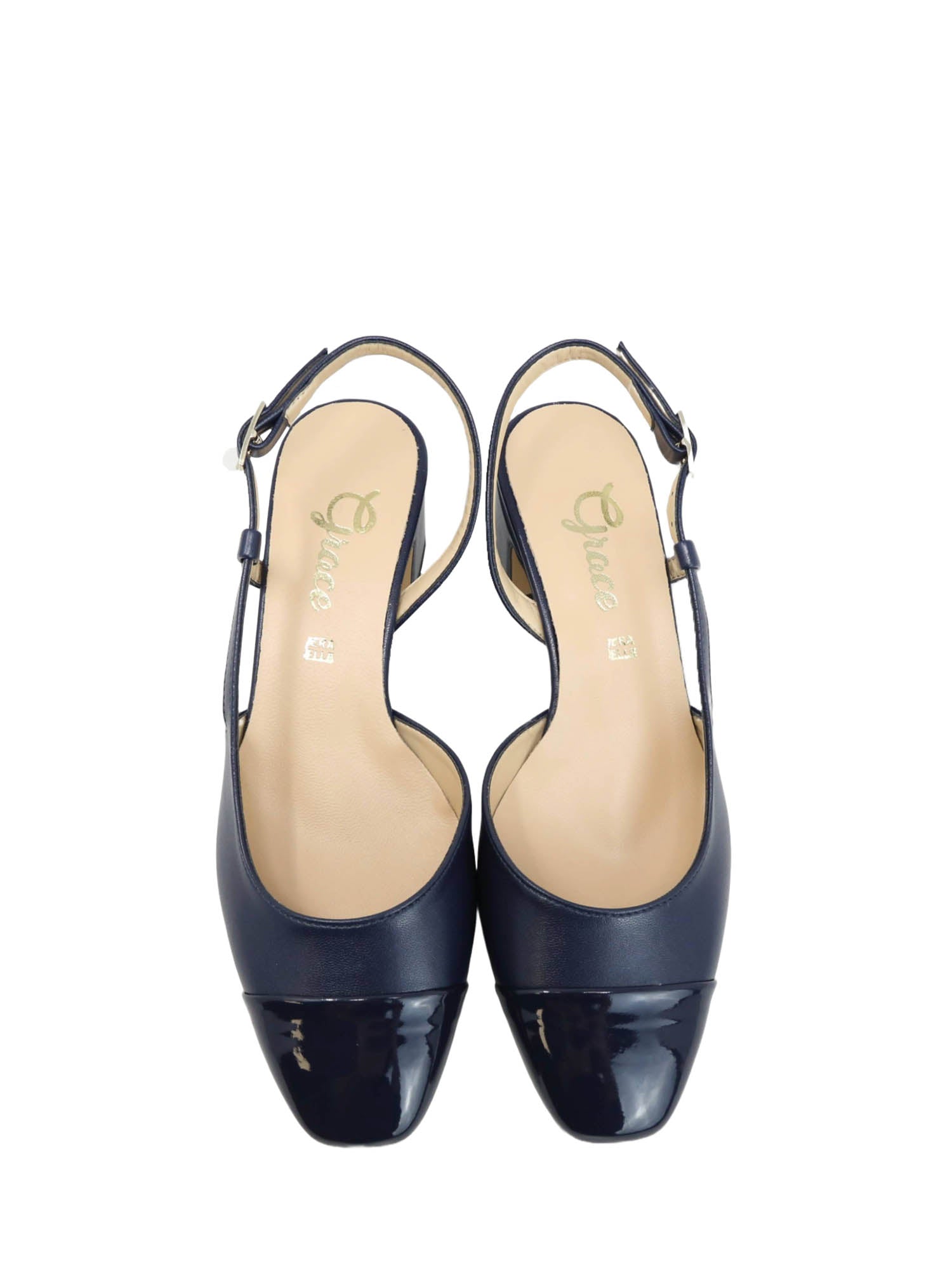 Sandali tacco Blu Grace Shoes