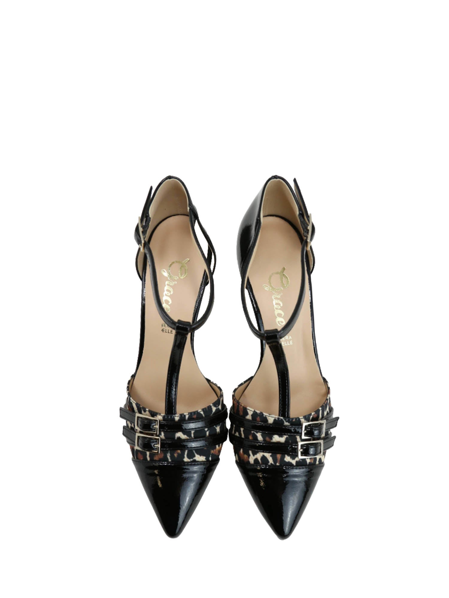 Sandali tacco Nero Grace Shoes