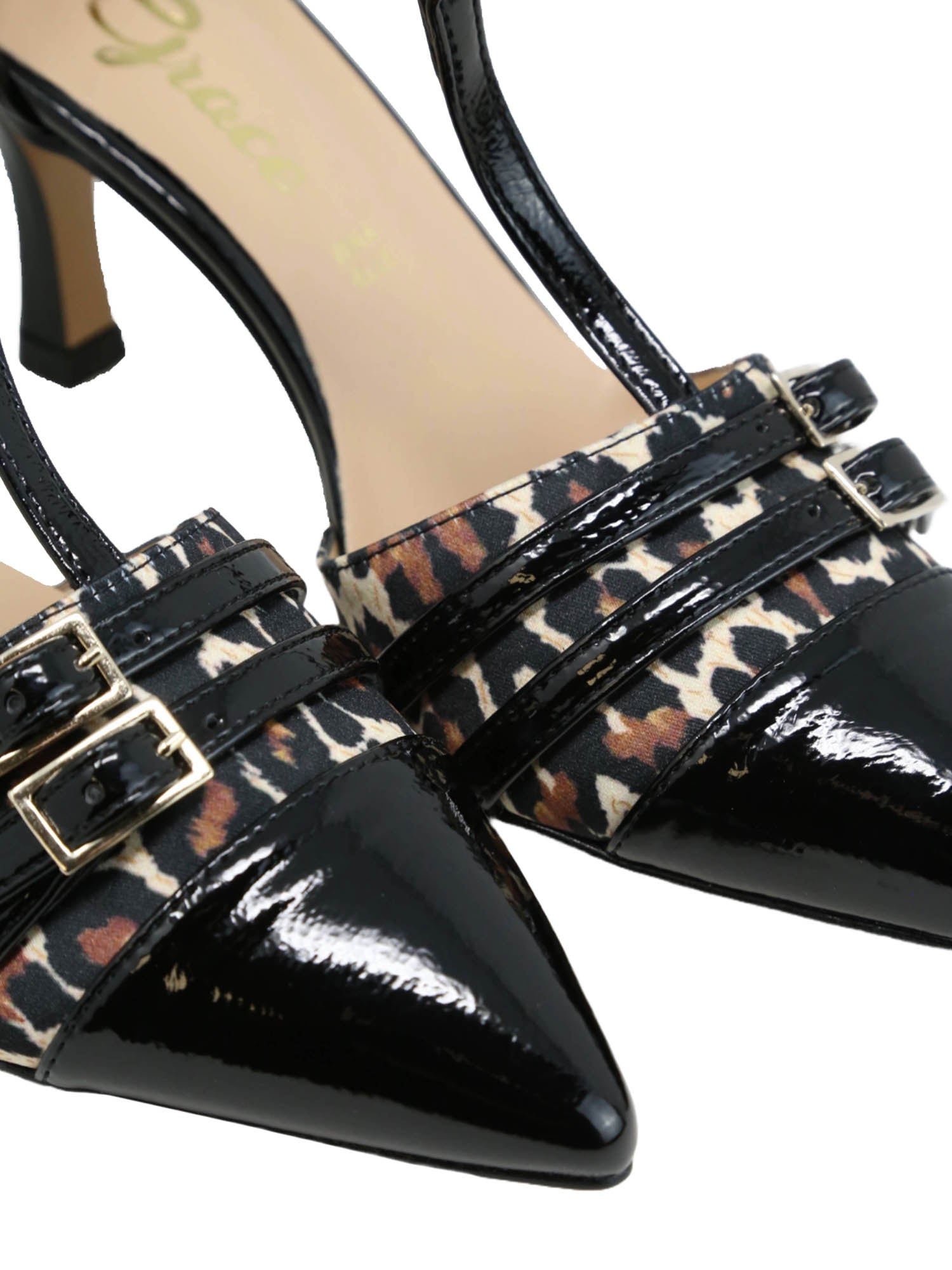 Sandali tacco Nero Grace Shoes