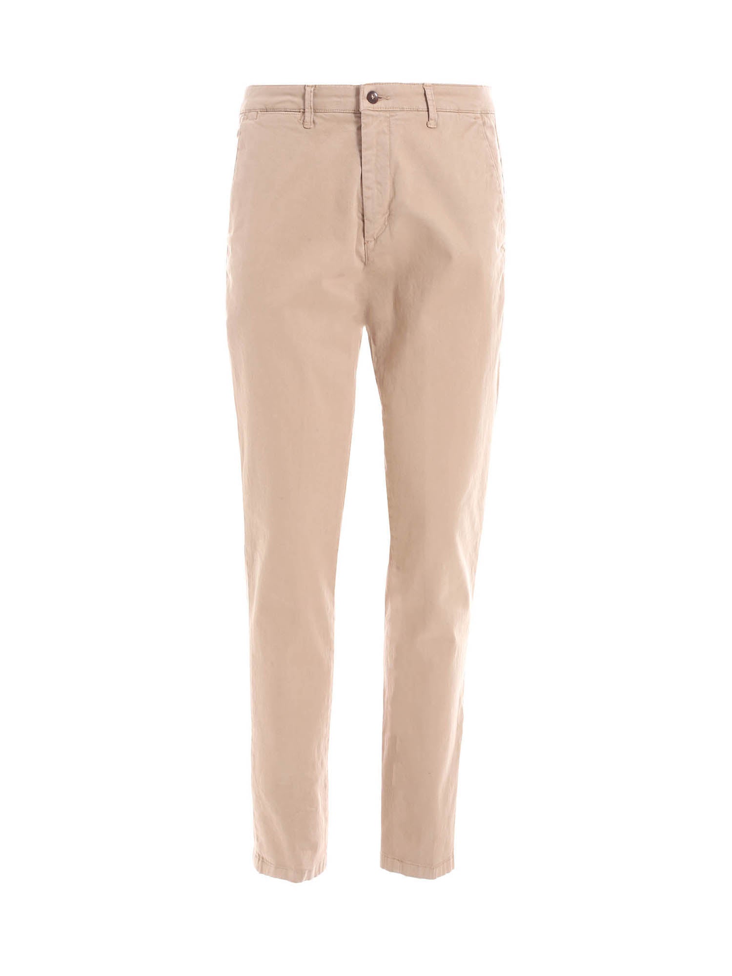 Pantaloni Beige Borgoni Milano