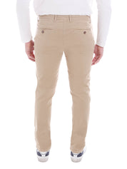 Pantaloni Beige Borgoni Milano