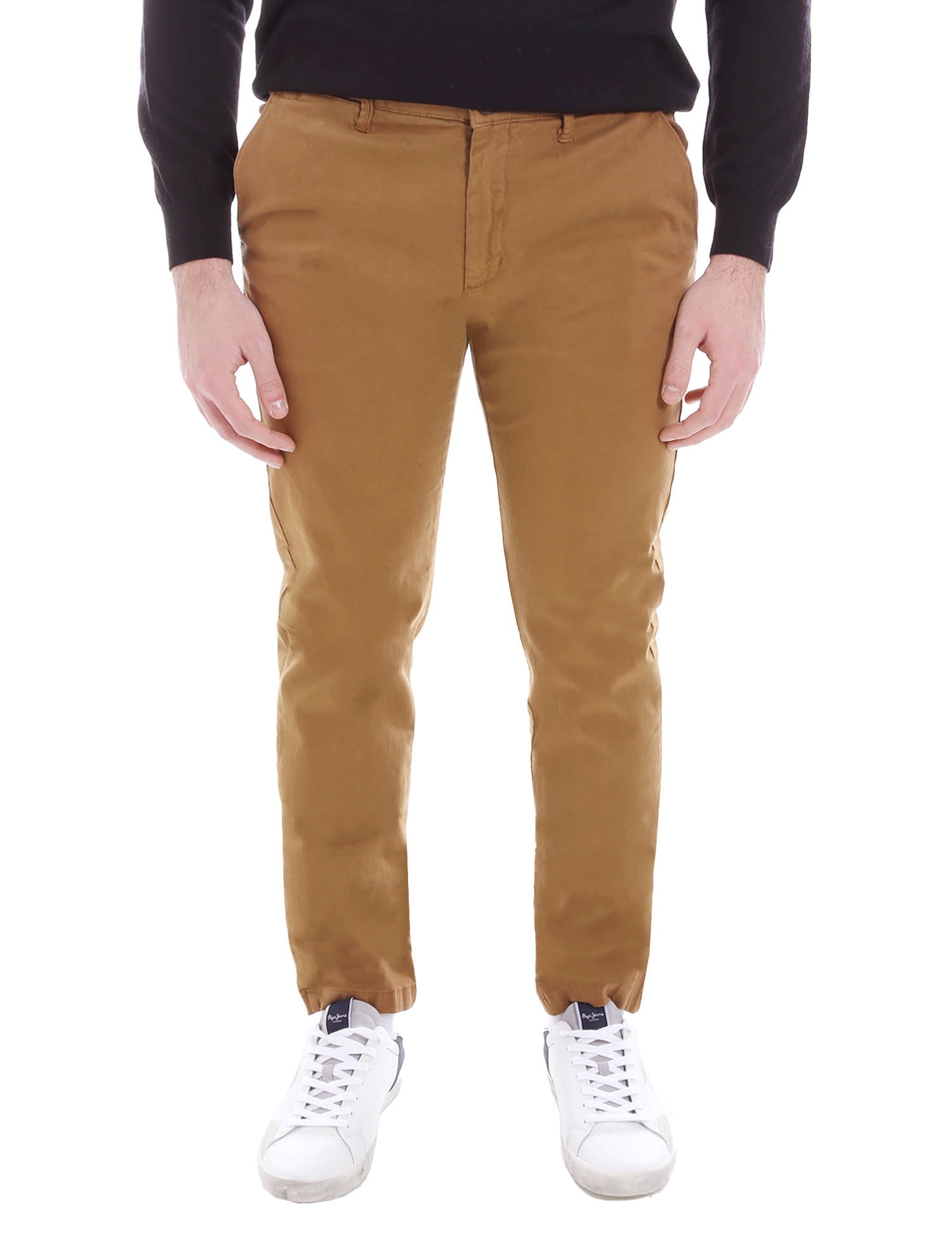 Pantaloni Marrone Borgoni Milano