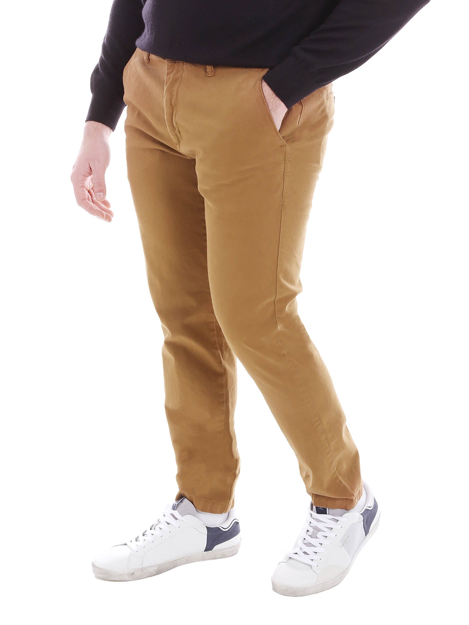 Pantaloni Marrone Borgoni Milano