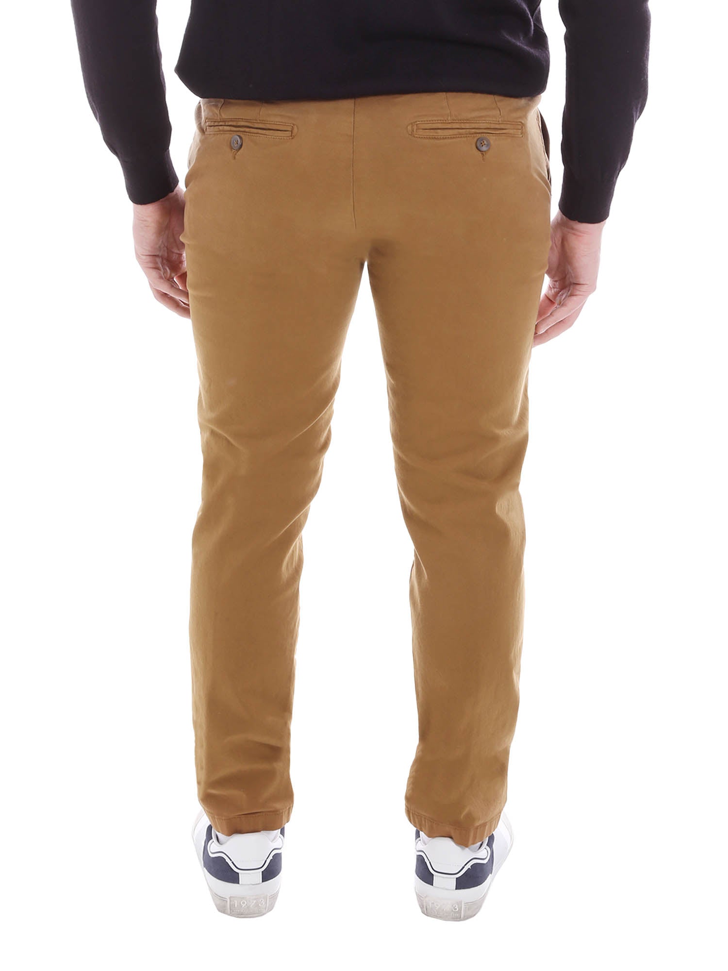 Pantaloni Marrone Borgoni Milano
