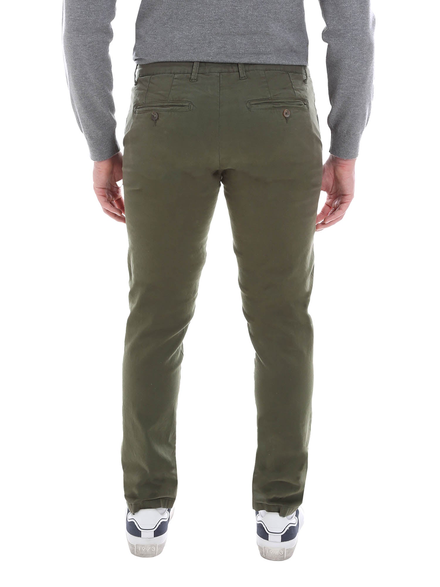 Pantaloni Verde Borgoni Milano