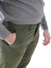 Pantaloni Verde Borgoni Milano