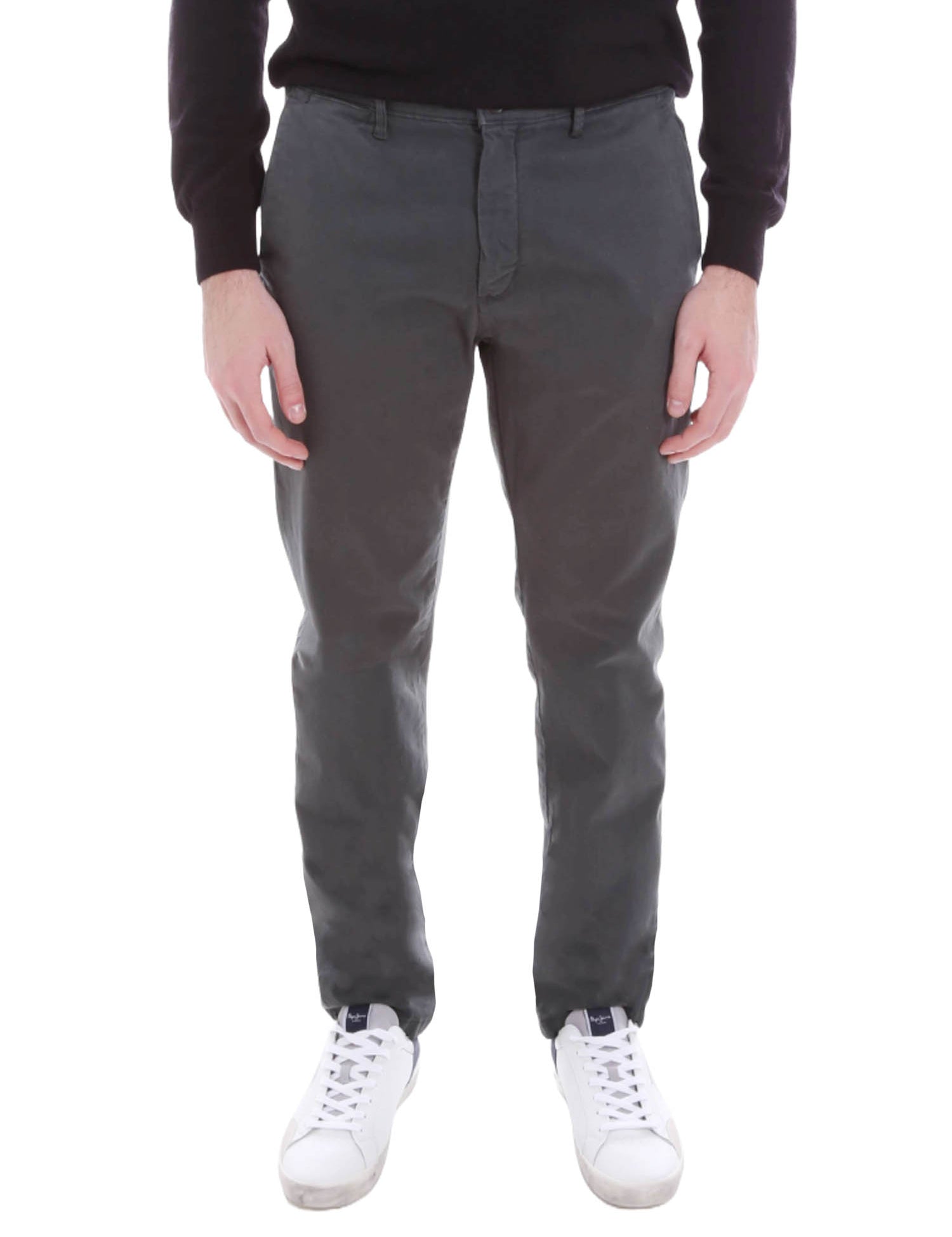 Pantaloni Grigio Borgoni Milano