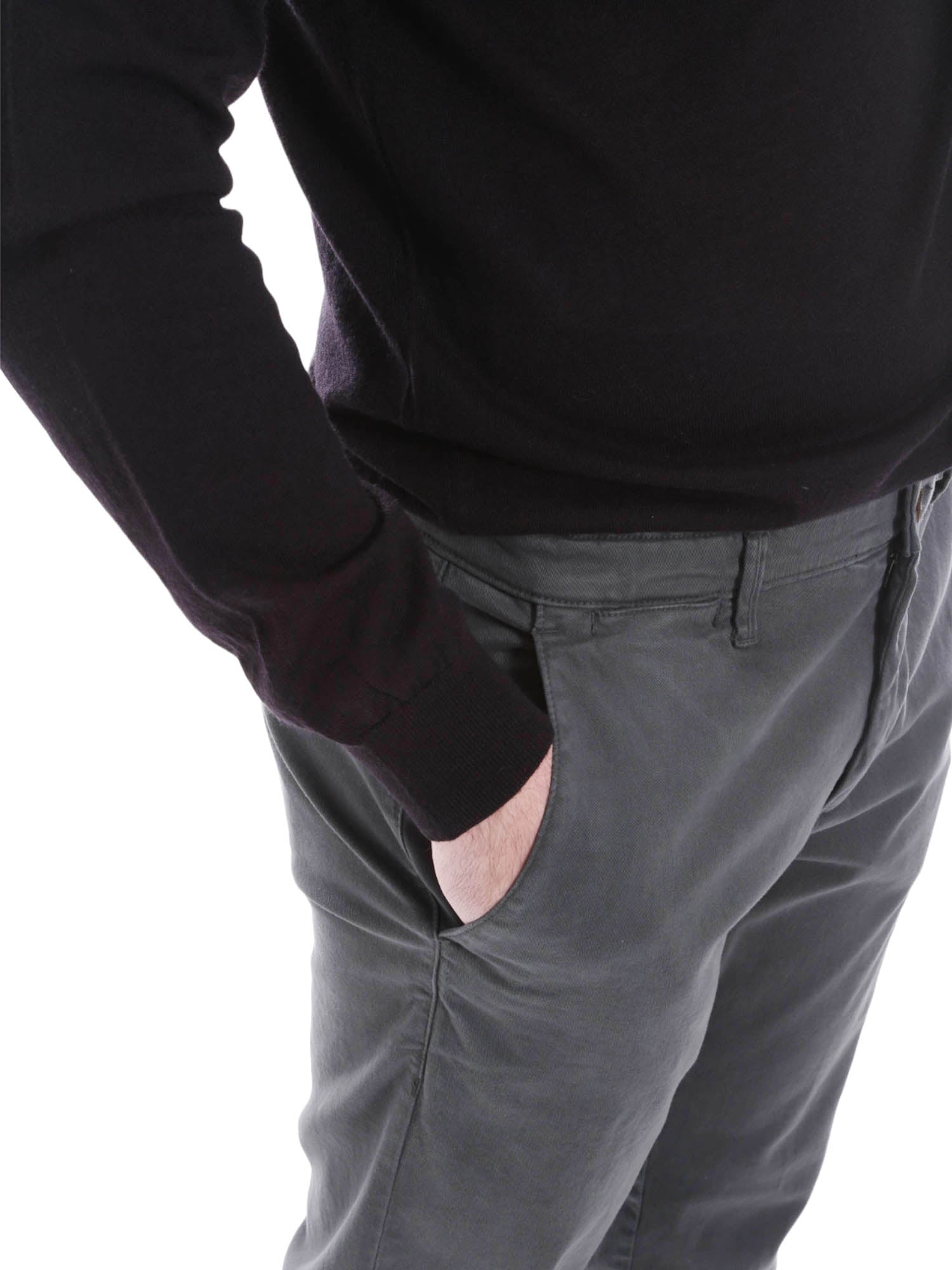 Pantaloni Grigio Borgoni Milano