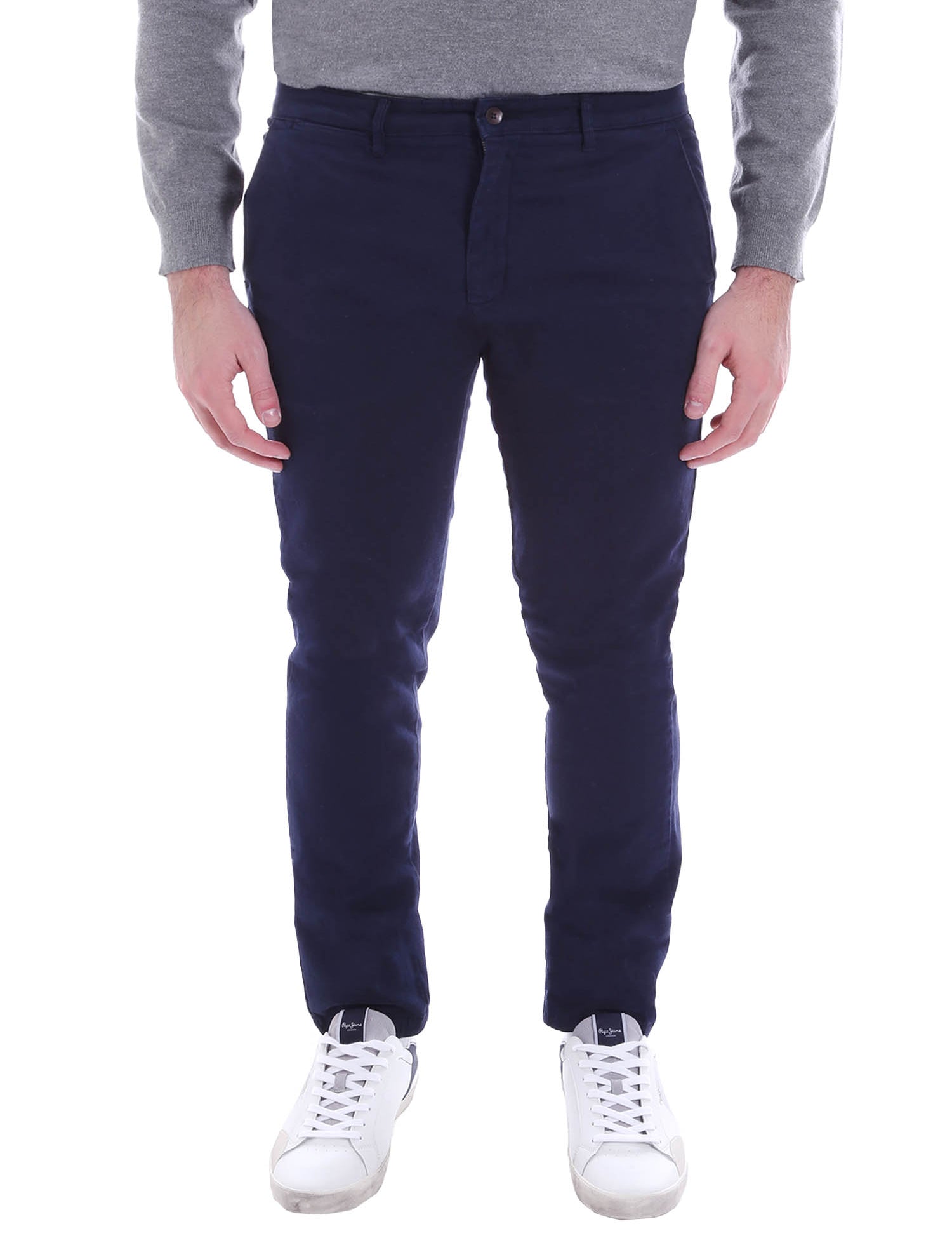 Pantaloni Blu Borgoni Milano