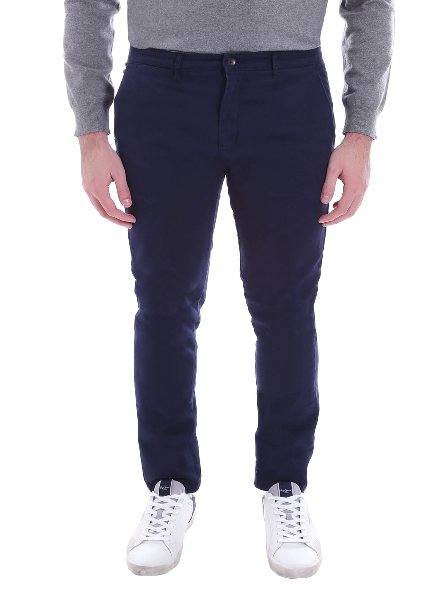 Pantaloni Blu Borgoni Milano