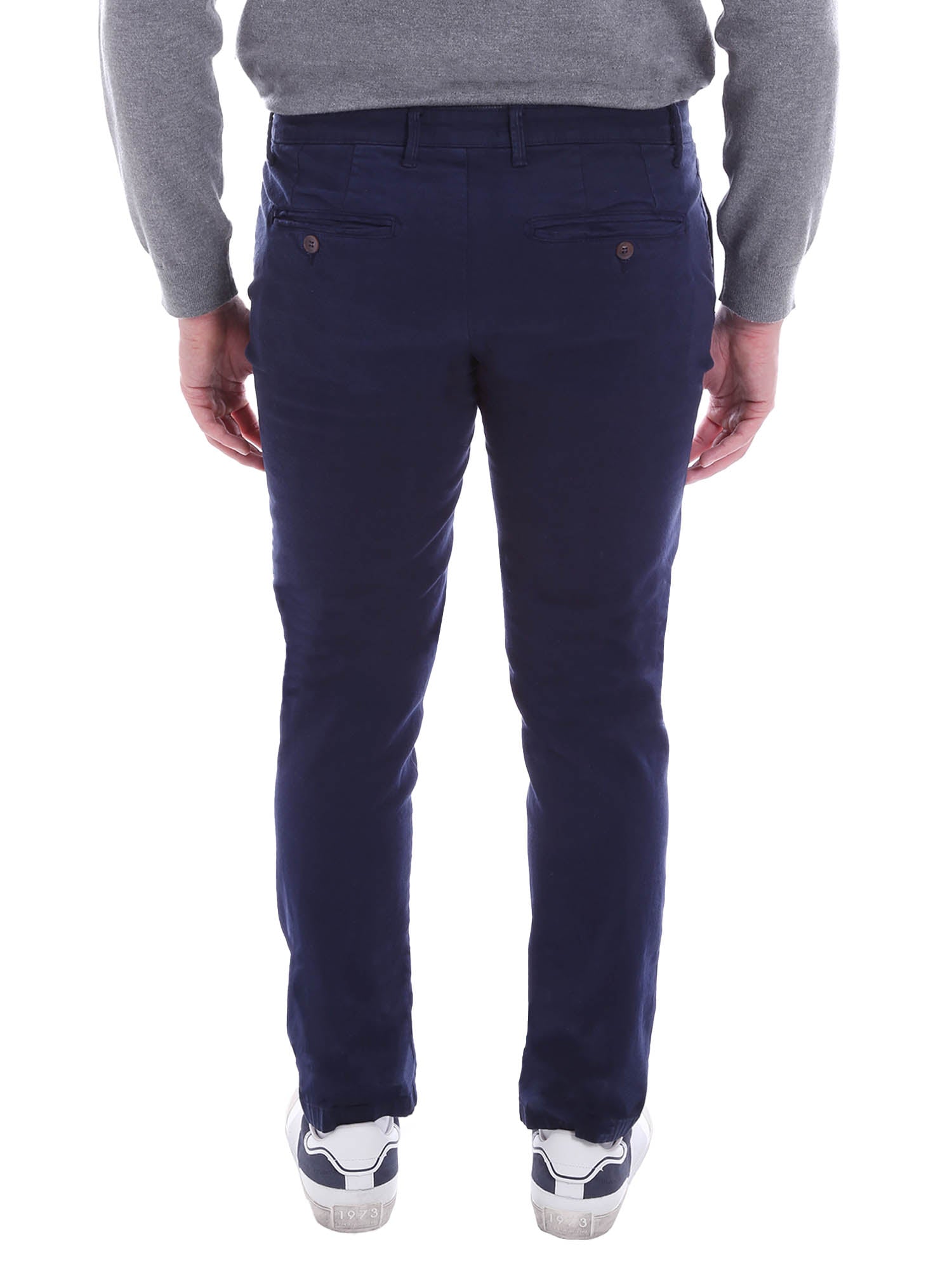 Pantaloni Blu Borgoni Milano