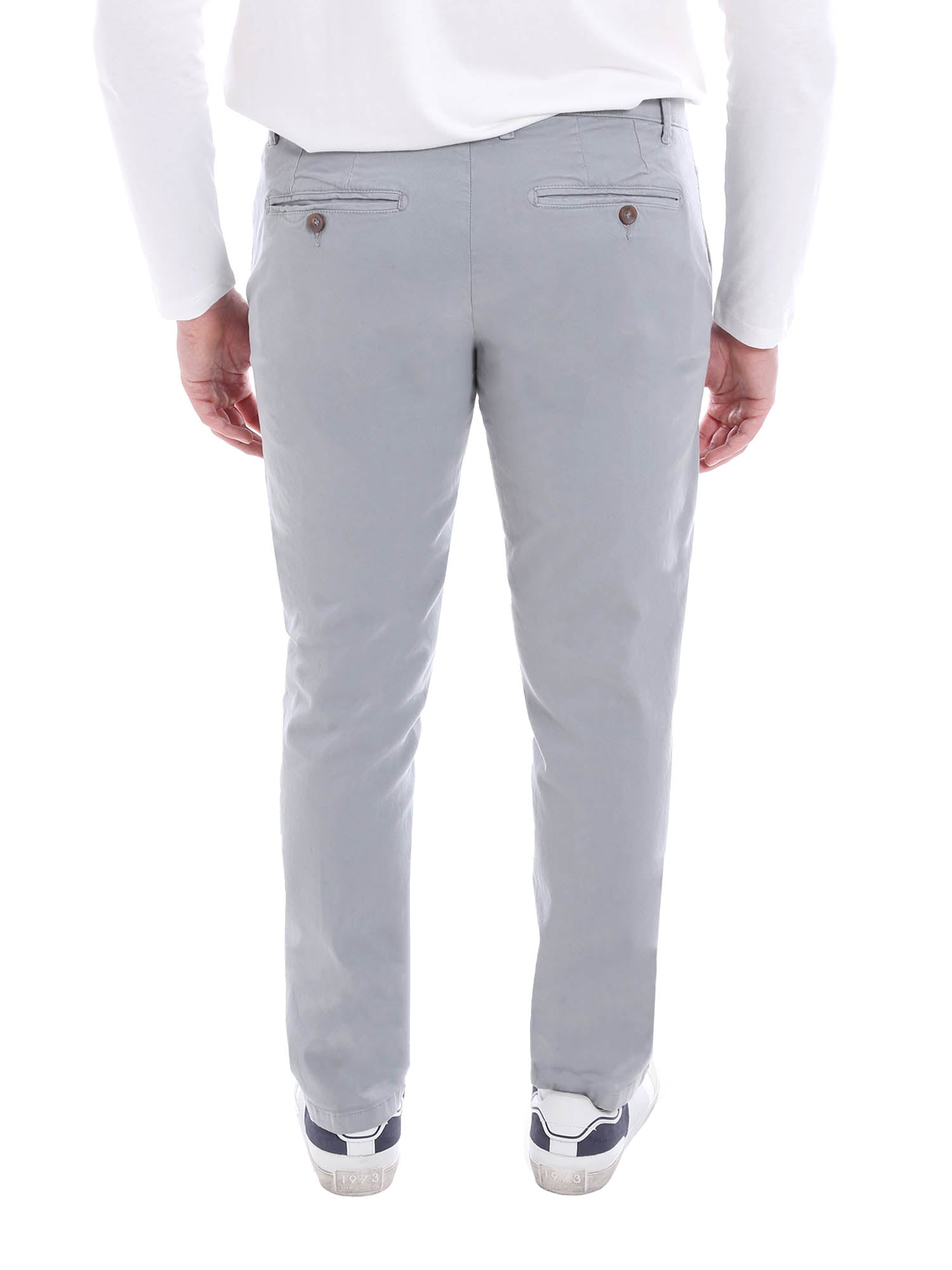 Pantaloni Grigio Chiaro Borgoni Milano
