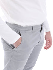 Pantaloni Grigio Chiaro Borgoni Milano