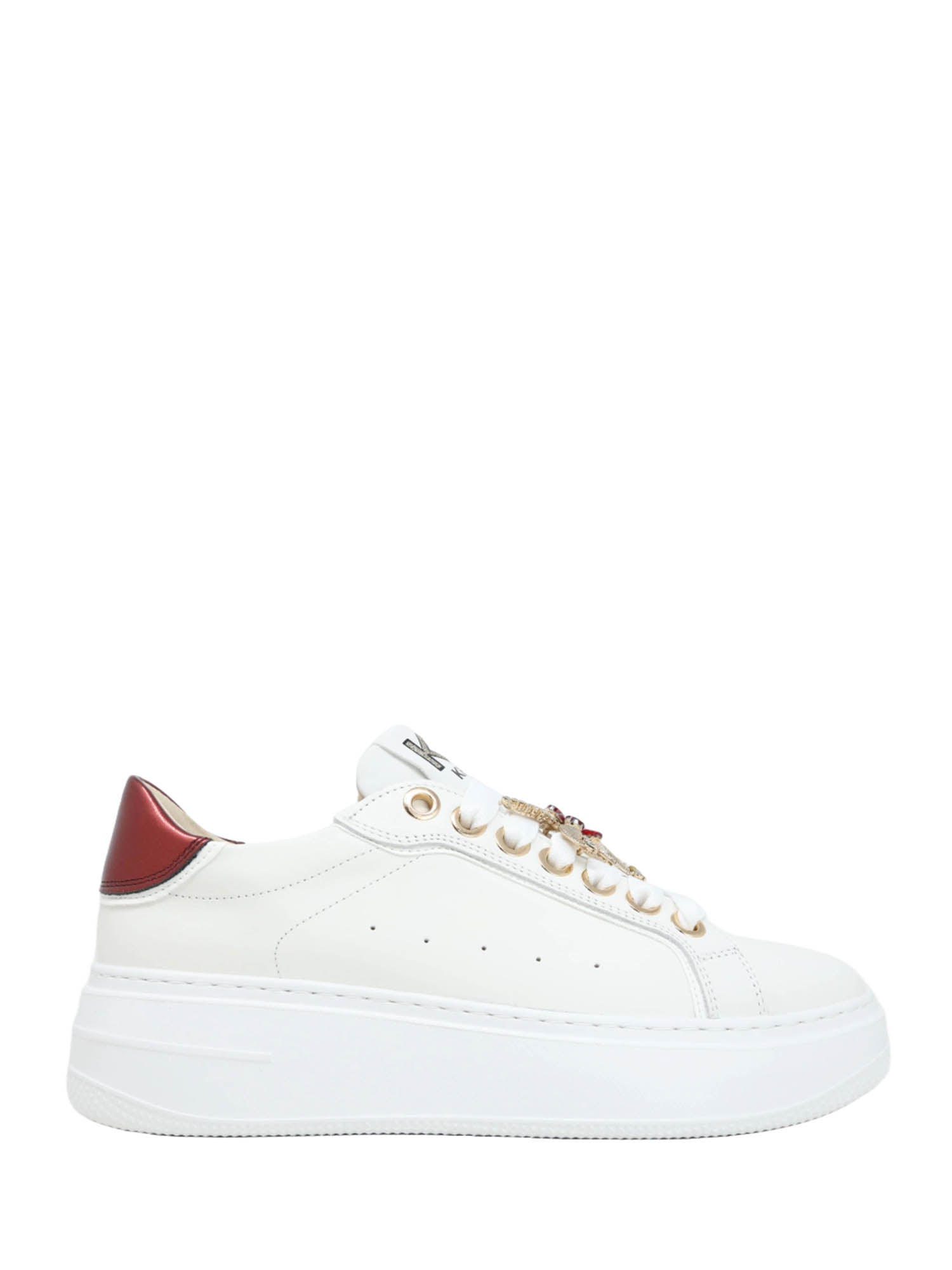 Sneakers Bianco Rosso Keys