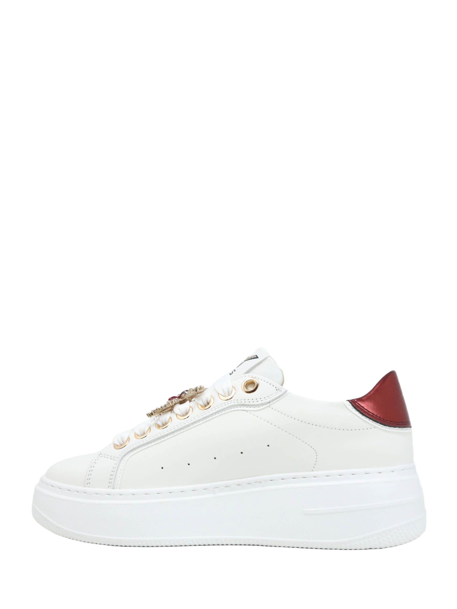 Sneakers Bianco Rosso Keys