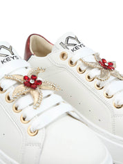 Sneakers Bianco Rosso Keys