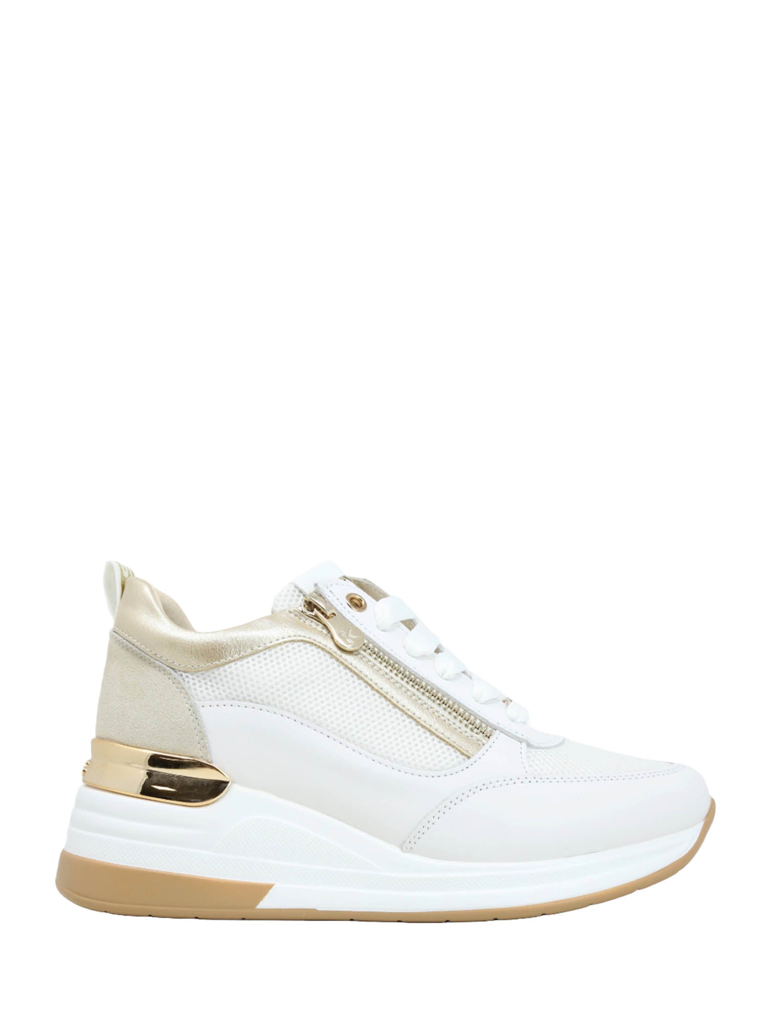 Sneakers Bianco Oro Keys