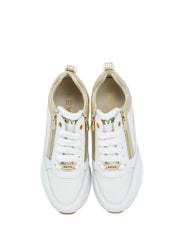 Sneakers Bianco Oro Keys