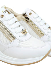 Sneakers Bianco Oro Keys