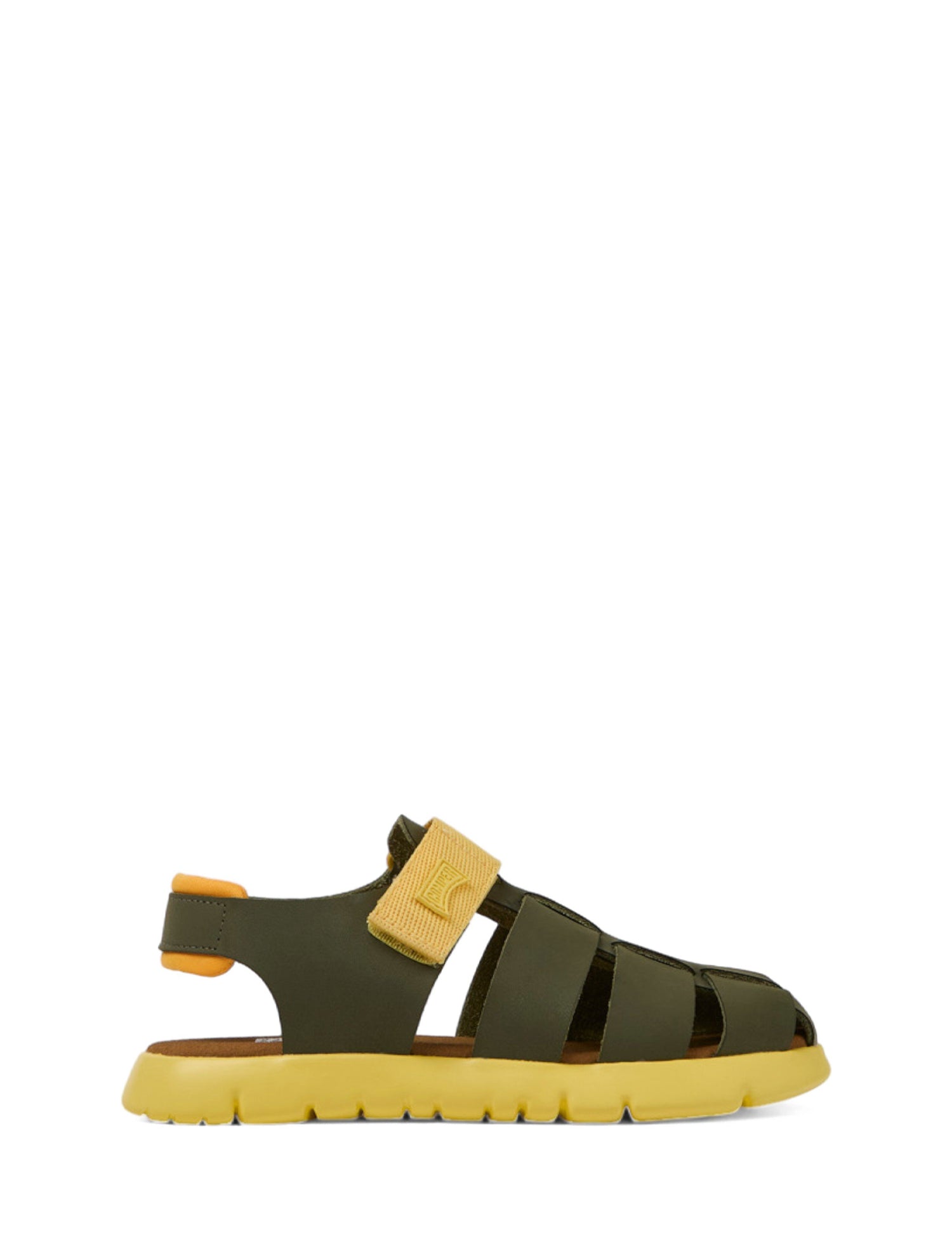 Sandali con strappi Verde Camper