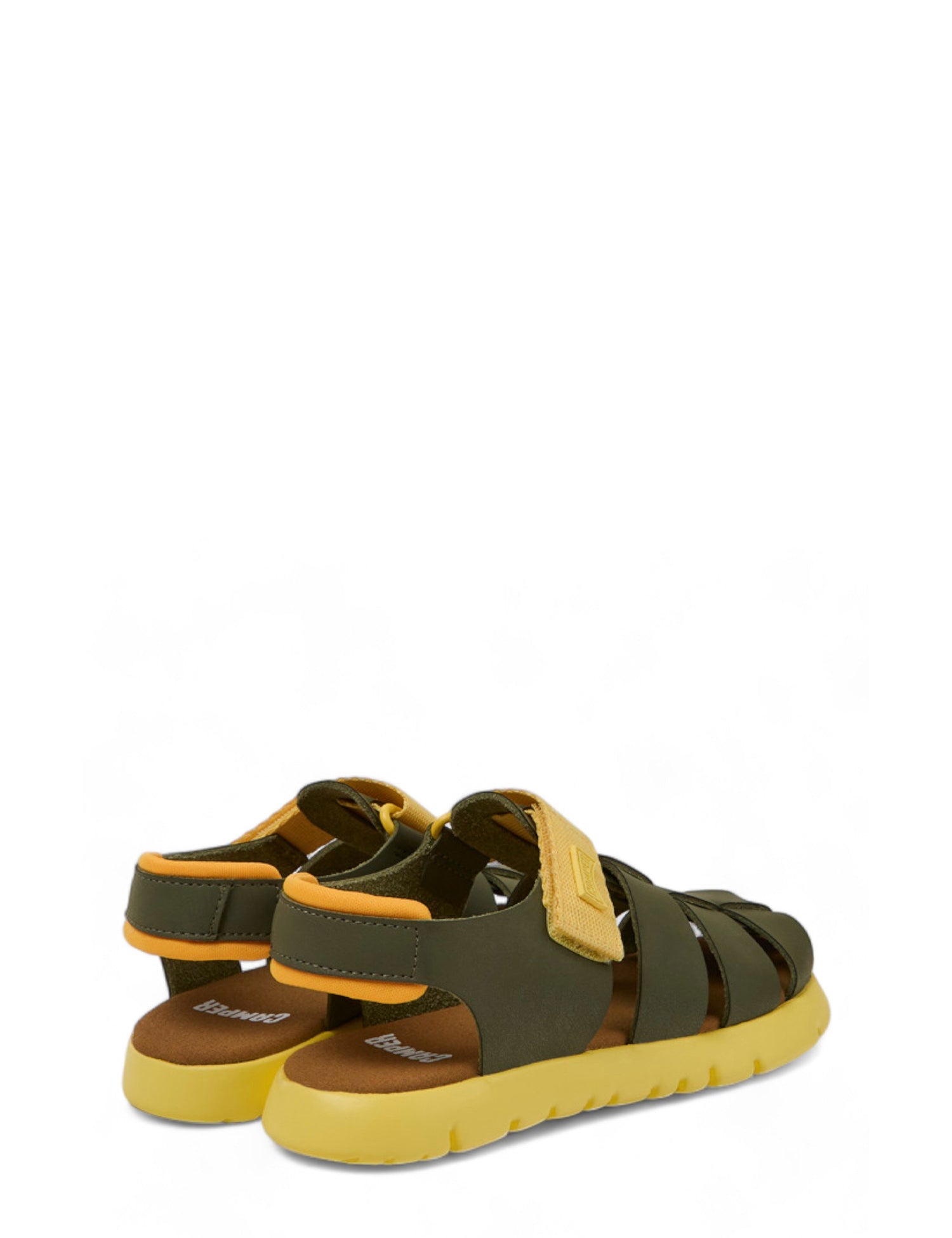 Sandali con strappi Verde Camper