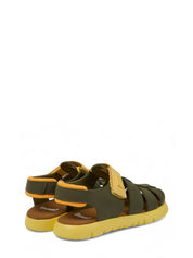 Sandali con strappi Verde Camper