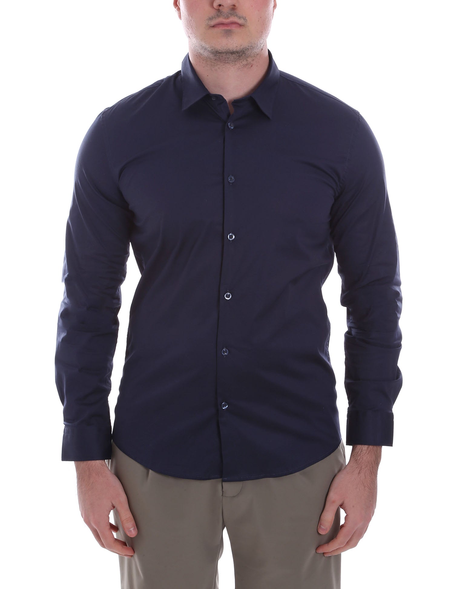 Camicie Blu Scuro Sseinse