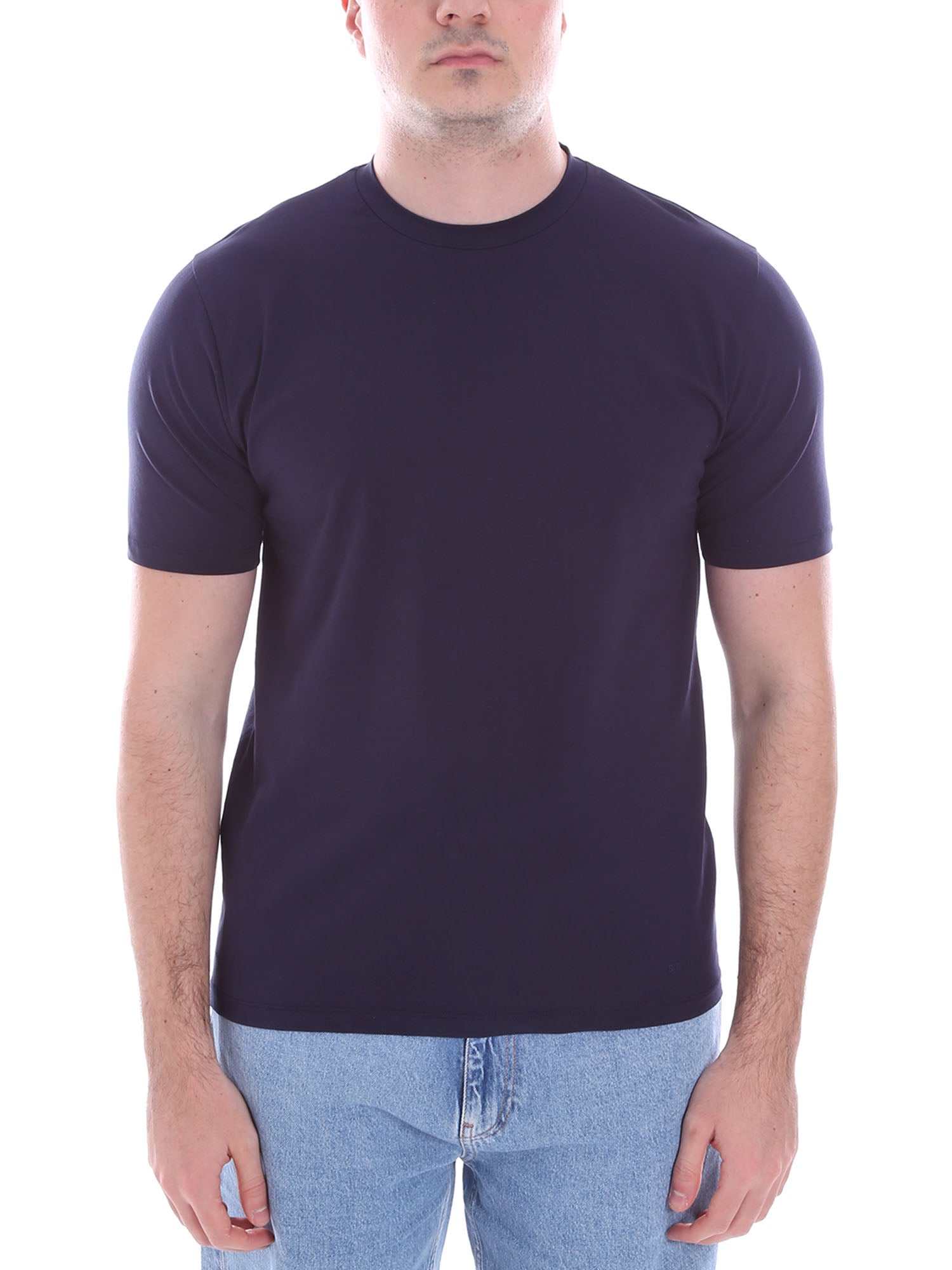 T-shirt Blu Scuro Sseinse