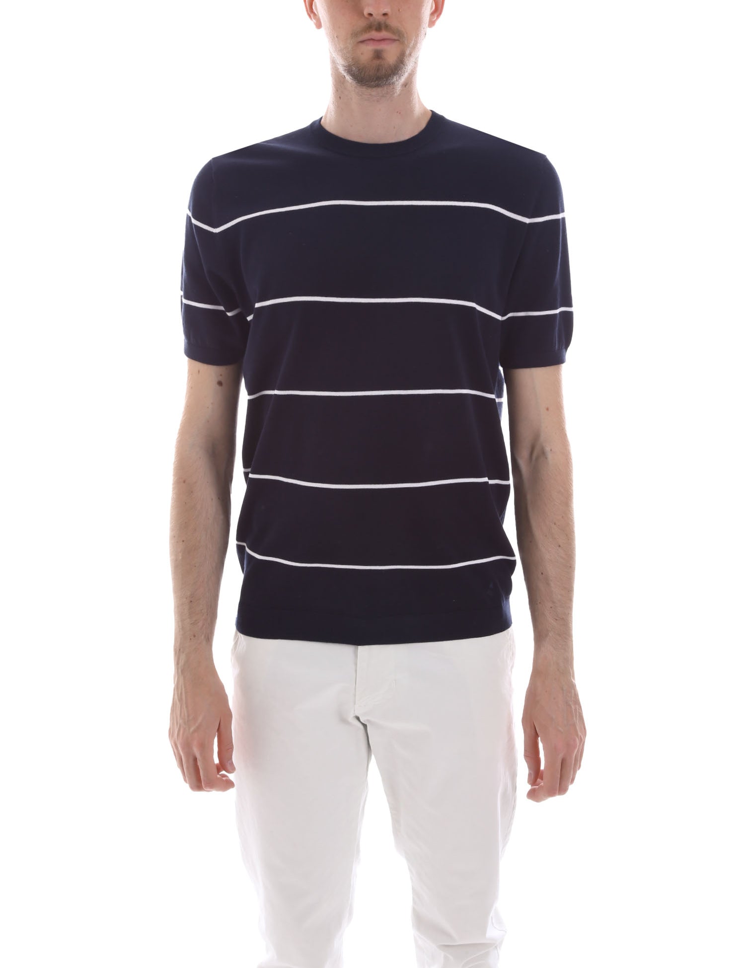 T-shirt Blu Bianco Navigare
