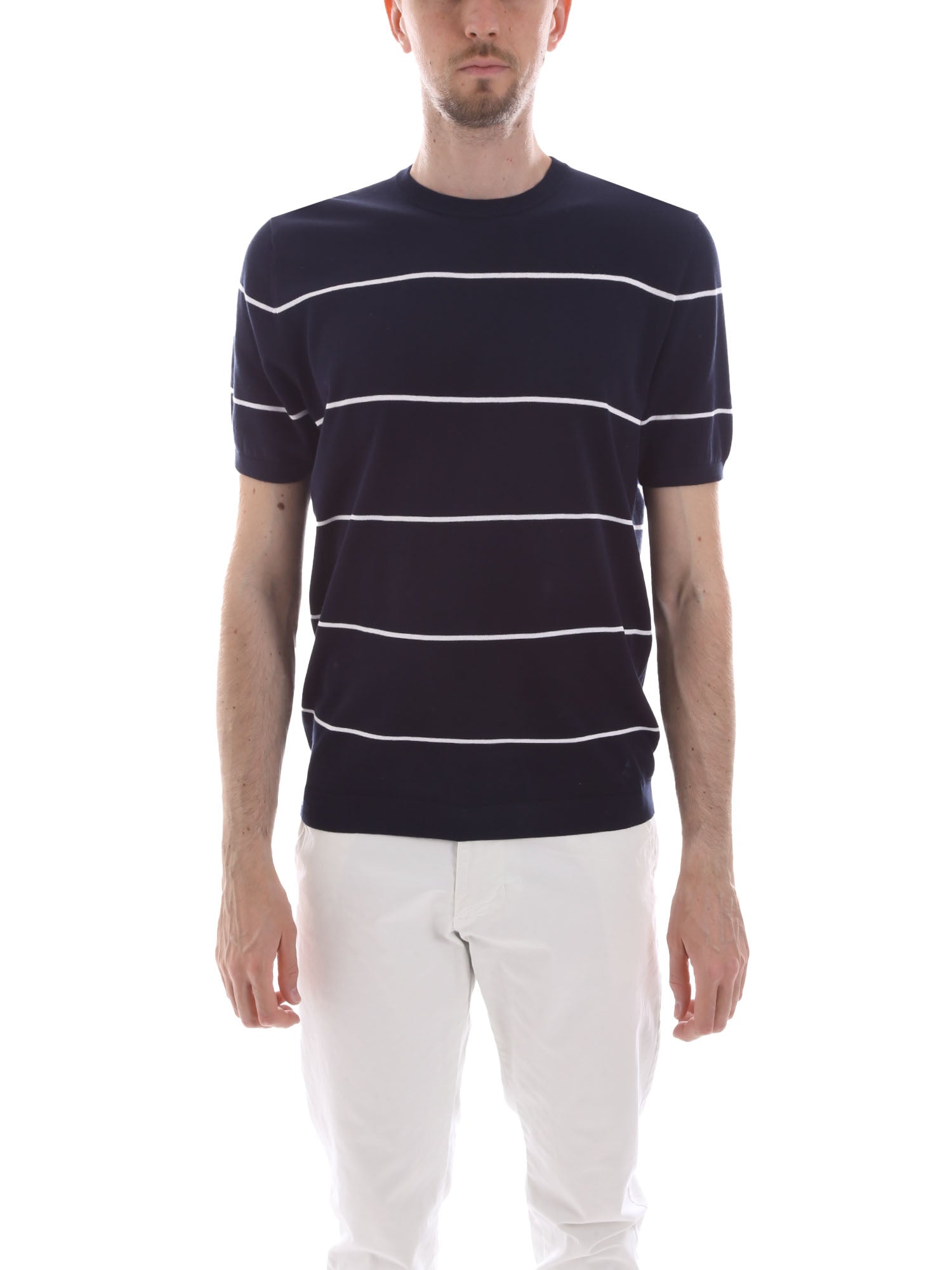 T-shirt Blu Bianco Navigare
