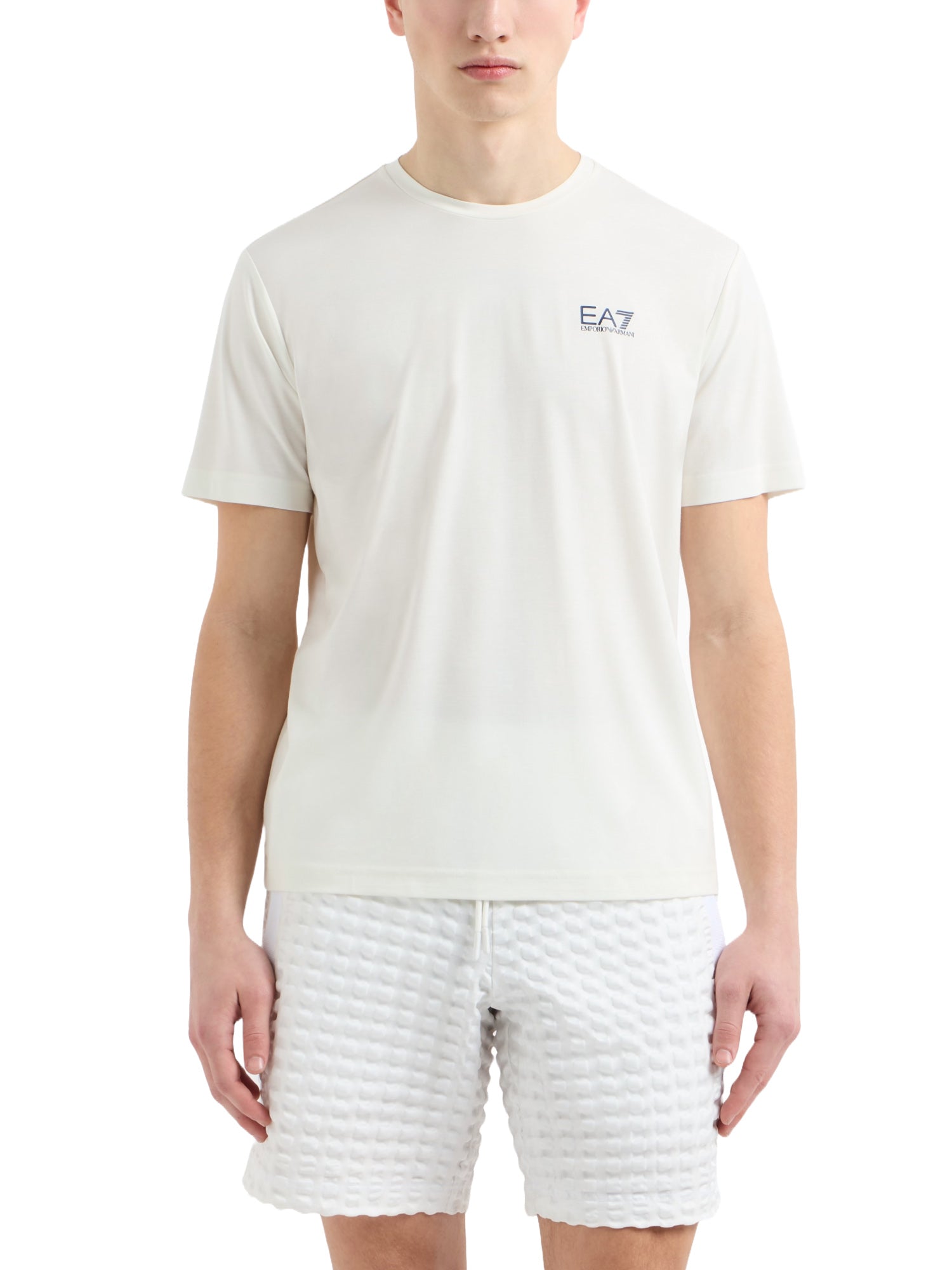 T-shirt Avorio Ea7 Emporio Armani