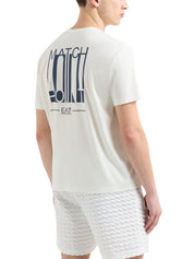 T-shirt Avorio Ea7 Emporio Armani