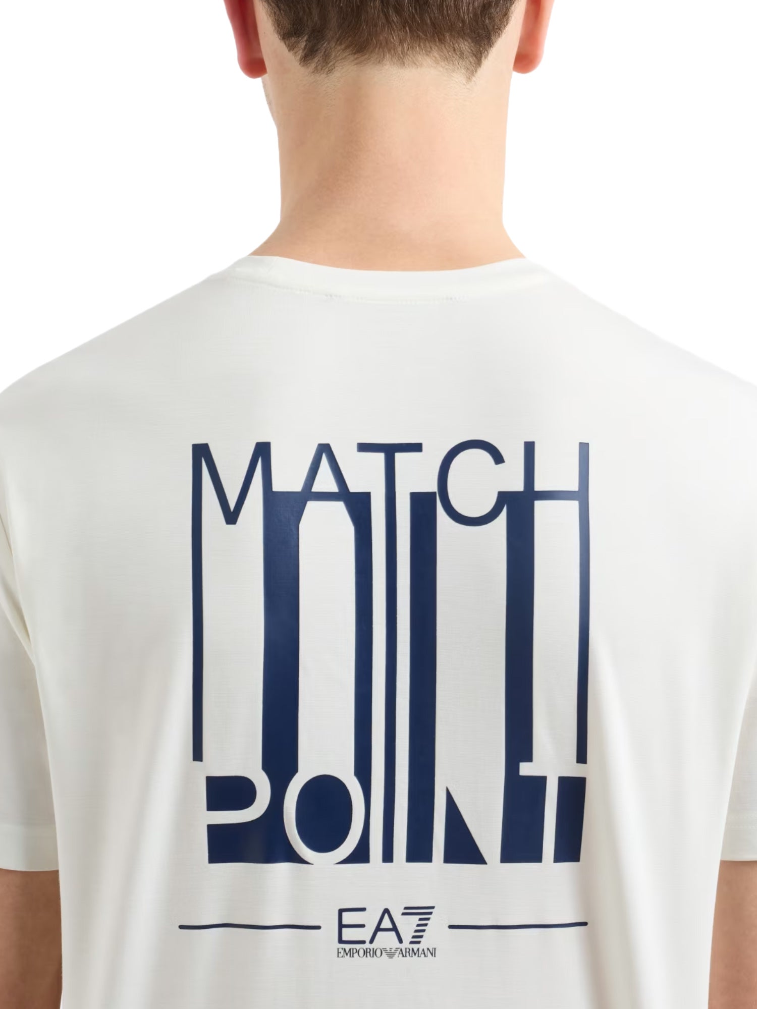 T-shirt Avorio Ea7 Emporio Armani