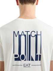 T-shirt Avorio Ea7 Emporio Armani