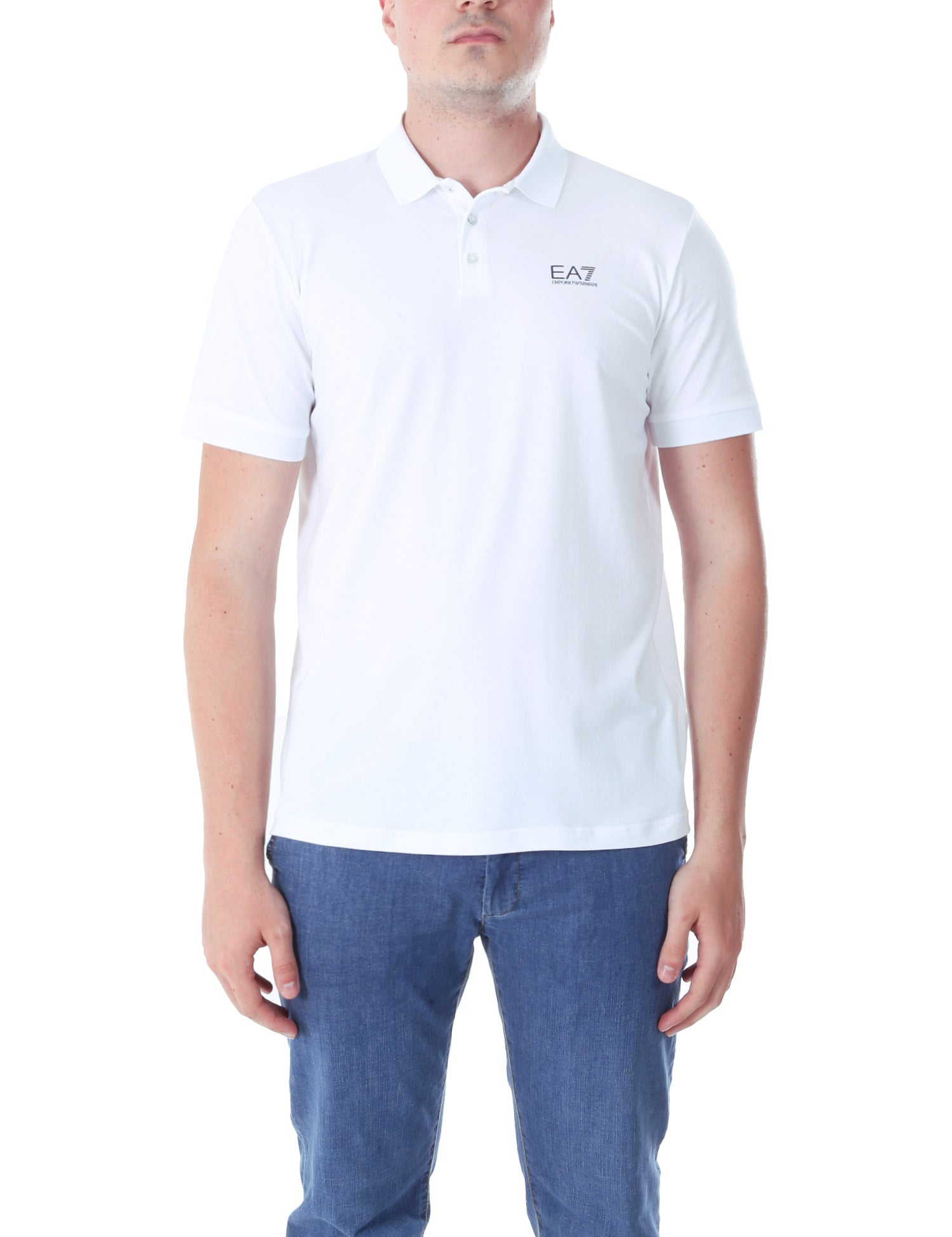 Polo Bianco Ea7 Emporio Armani