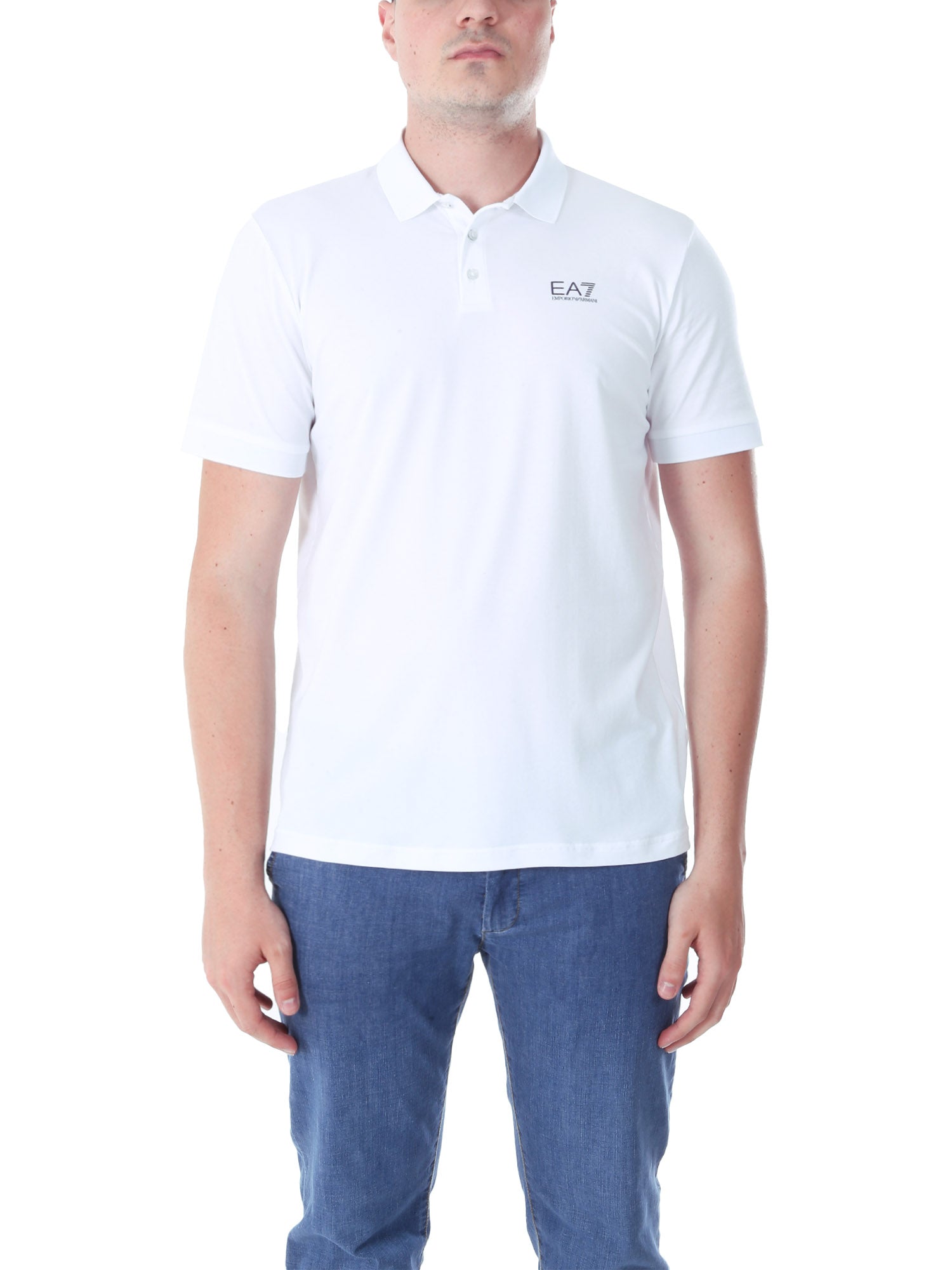 Polo Bianco Ea7 Emporio Armani