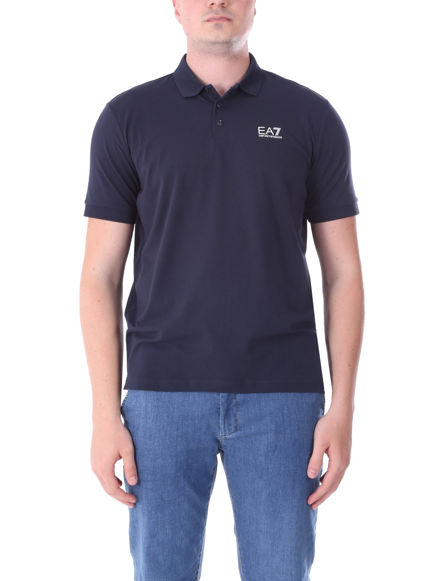 Polo Blu Scuro Ea7 Emporio Armani