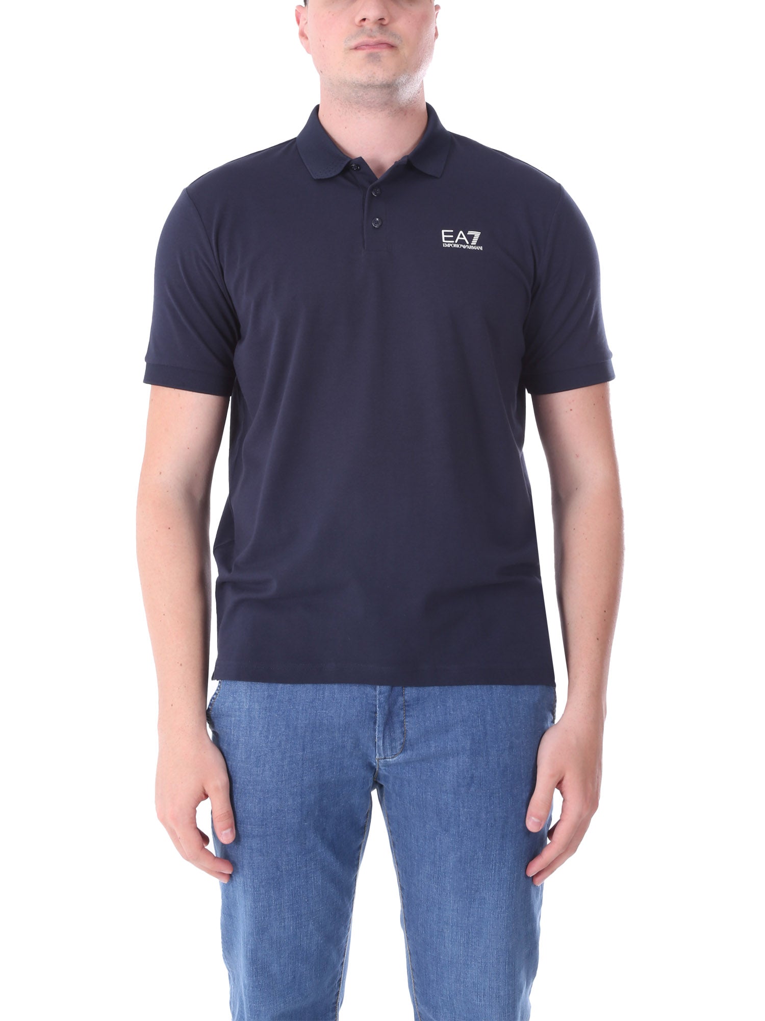Polo Blu Scuro Ea7 Emporio Armani