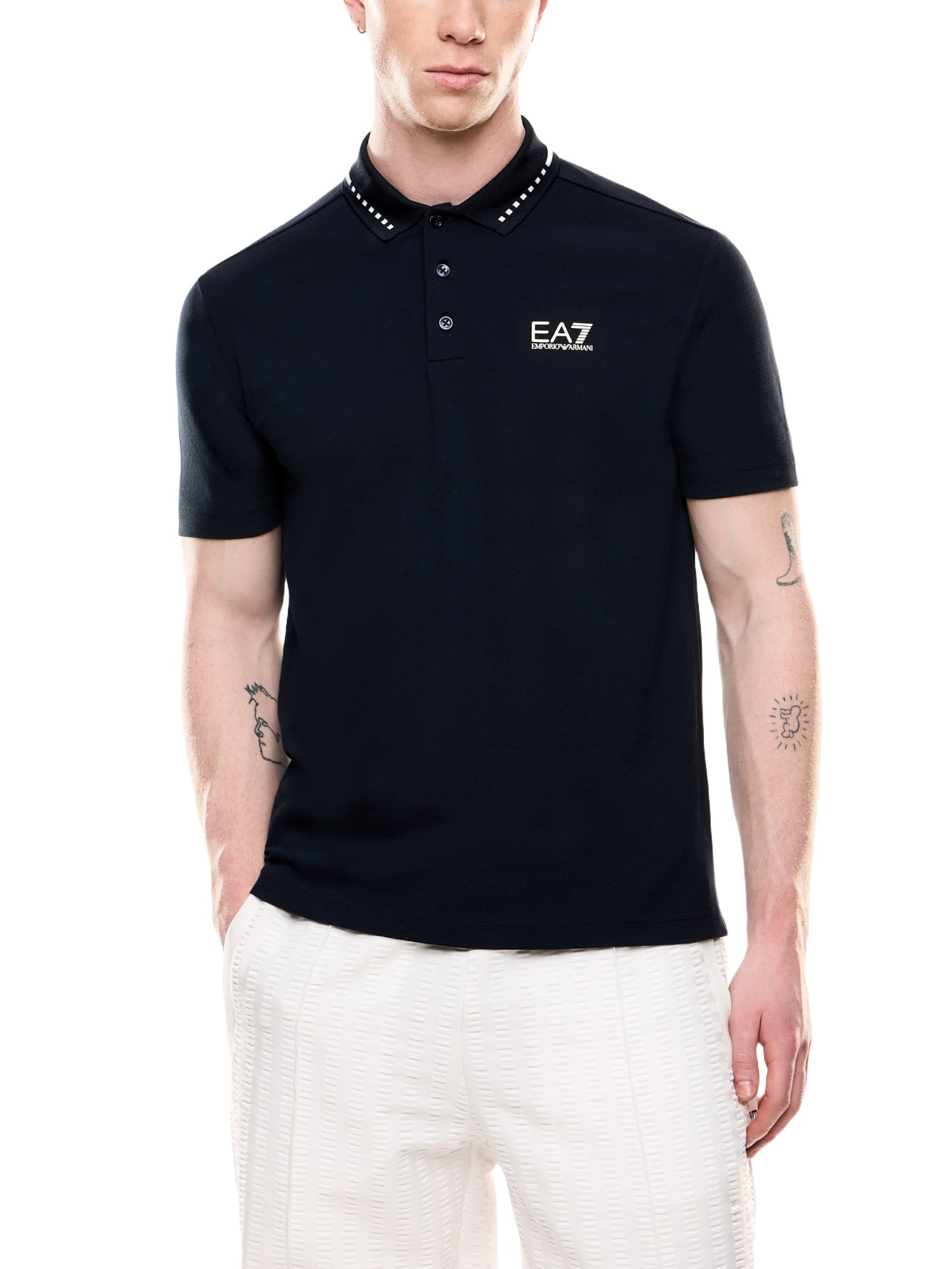 Polo Blu Scuro Ea7 Emporio Armani