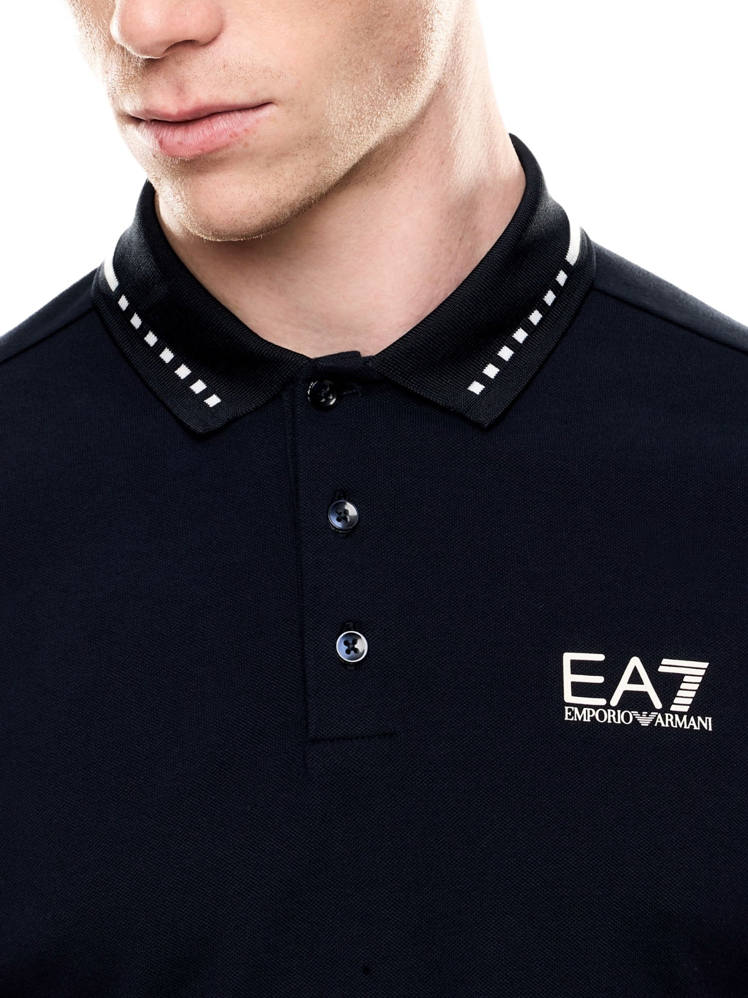 Polo Blu Scuro Ea7 Emporio Armani