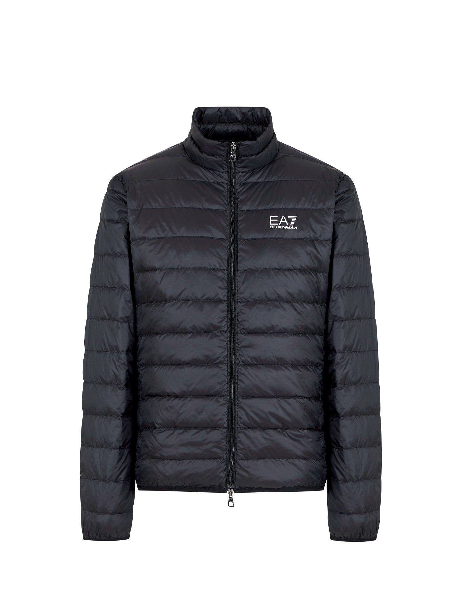 Piumini Nero Bianco Ea7 Emporio Armani