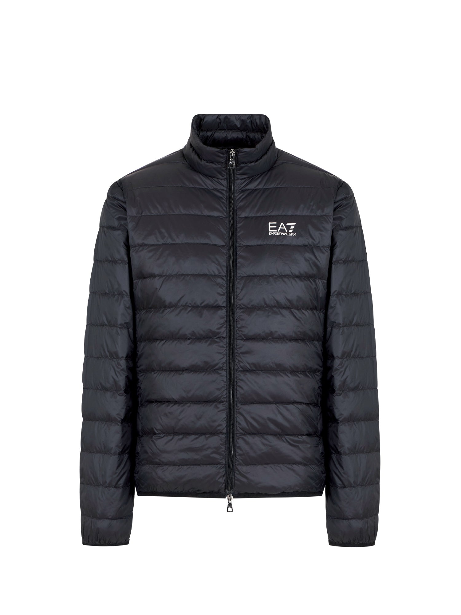Piumini Nero Bianco Ea7 Emporio Armani