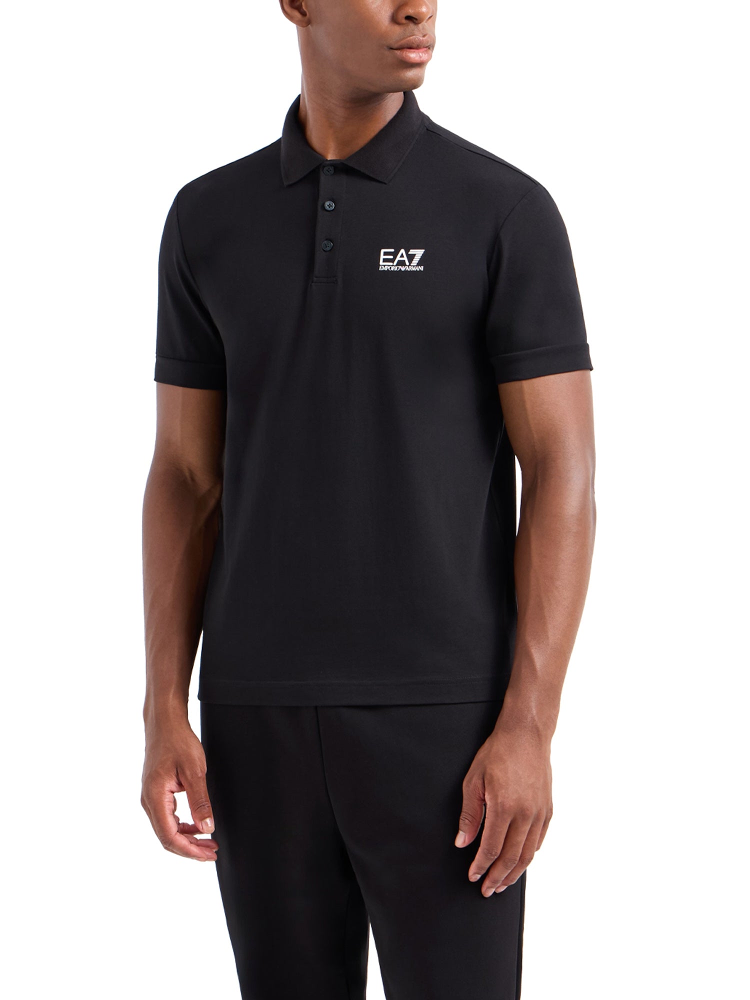 Polo Nero Ea7 Emporio Armani