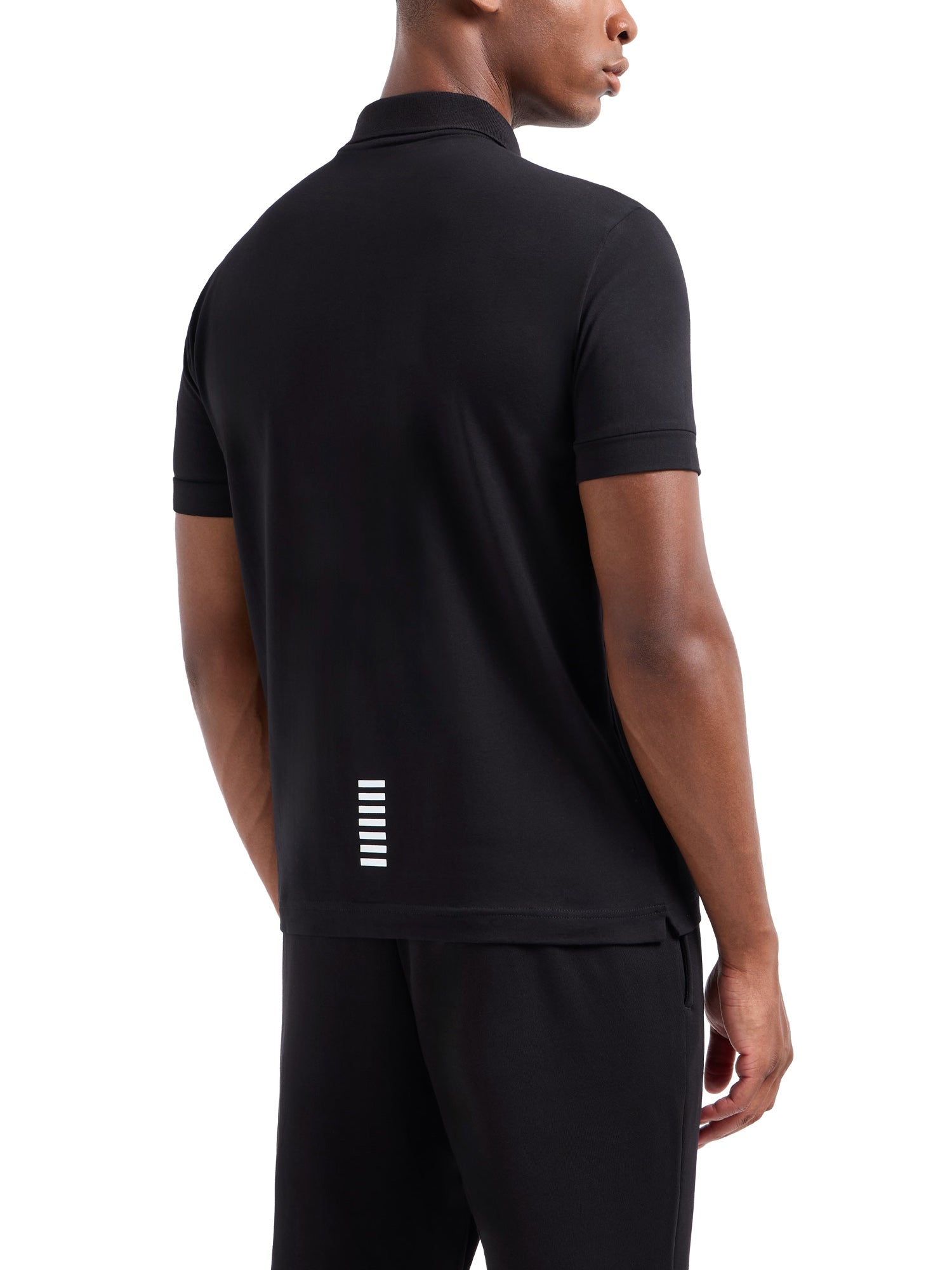 Polo Nero Ea7 Emporio Armani