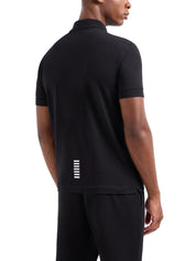 Polo Nero Ea7 Emporio Armani