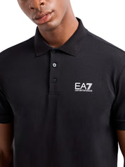 Polo Nero Ea7 Emporio Armani