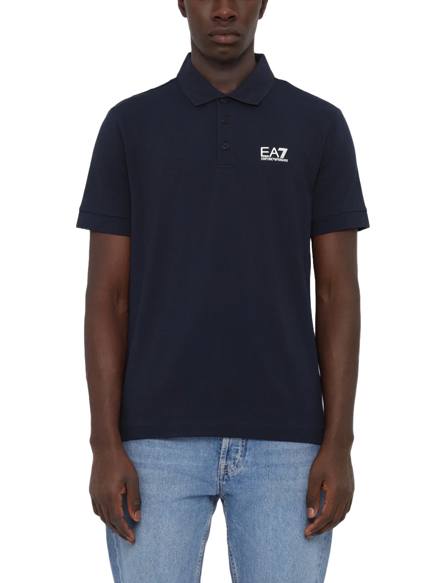 Polo Blu Scuro Ea7 Emporio Armani
