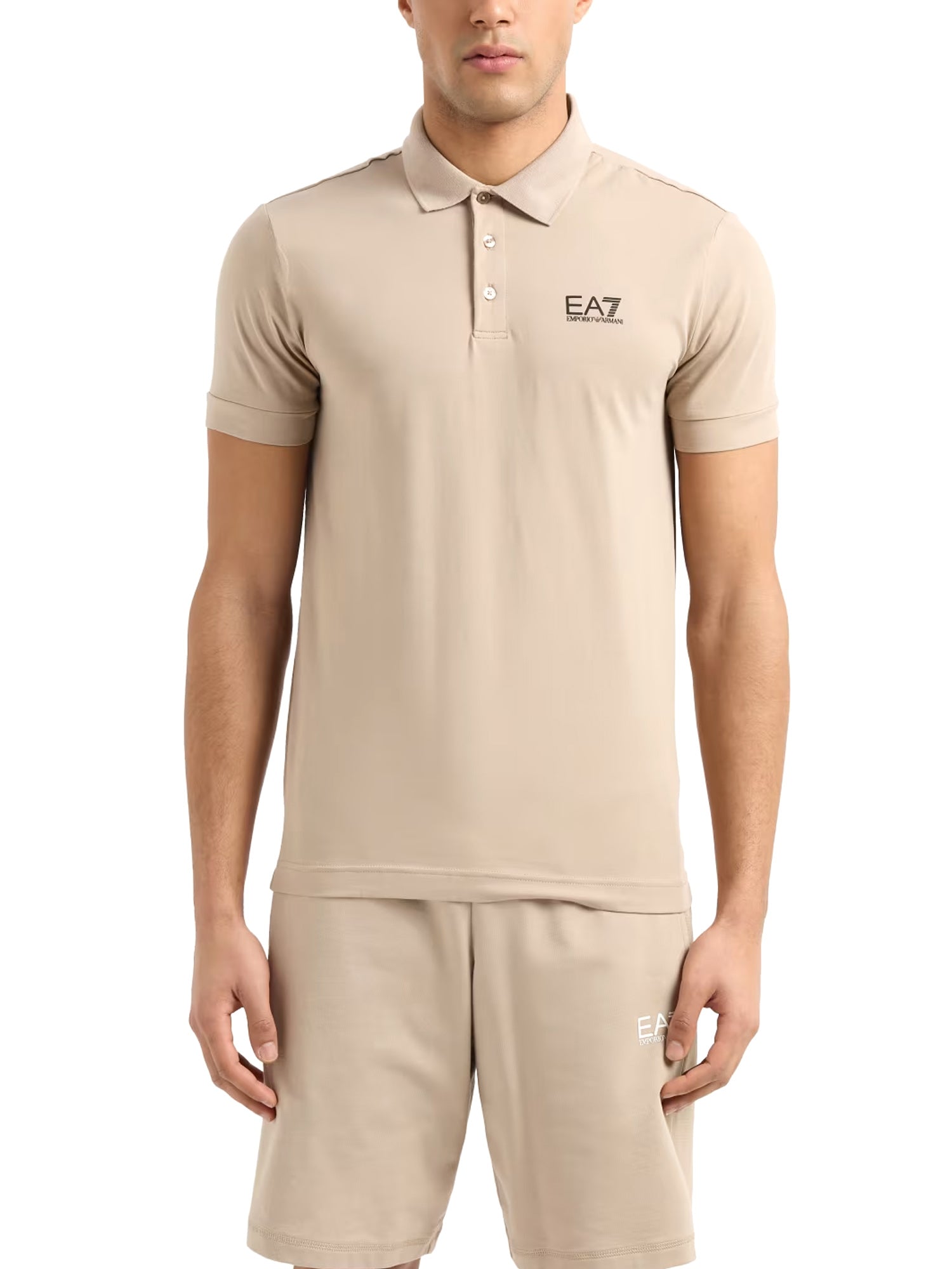 Polo Beige Ea7 Emporio Armani
