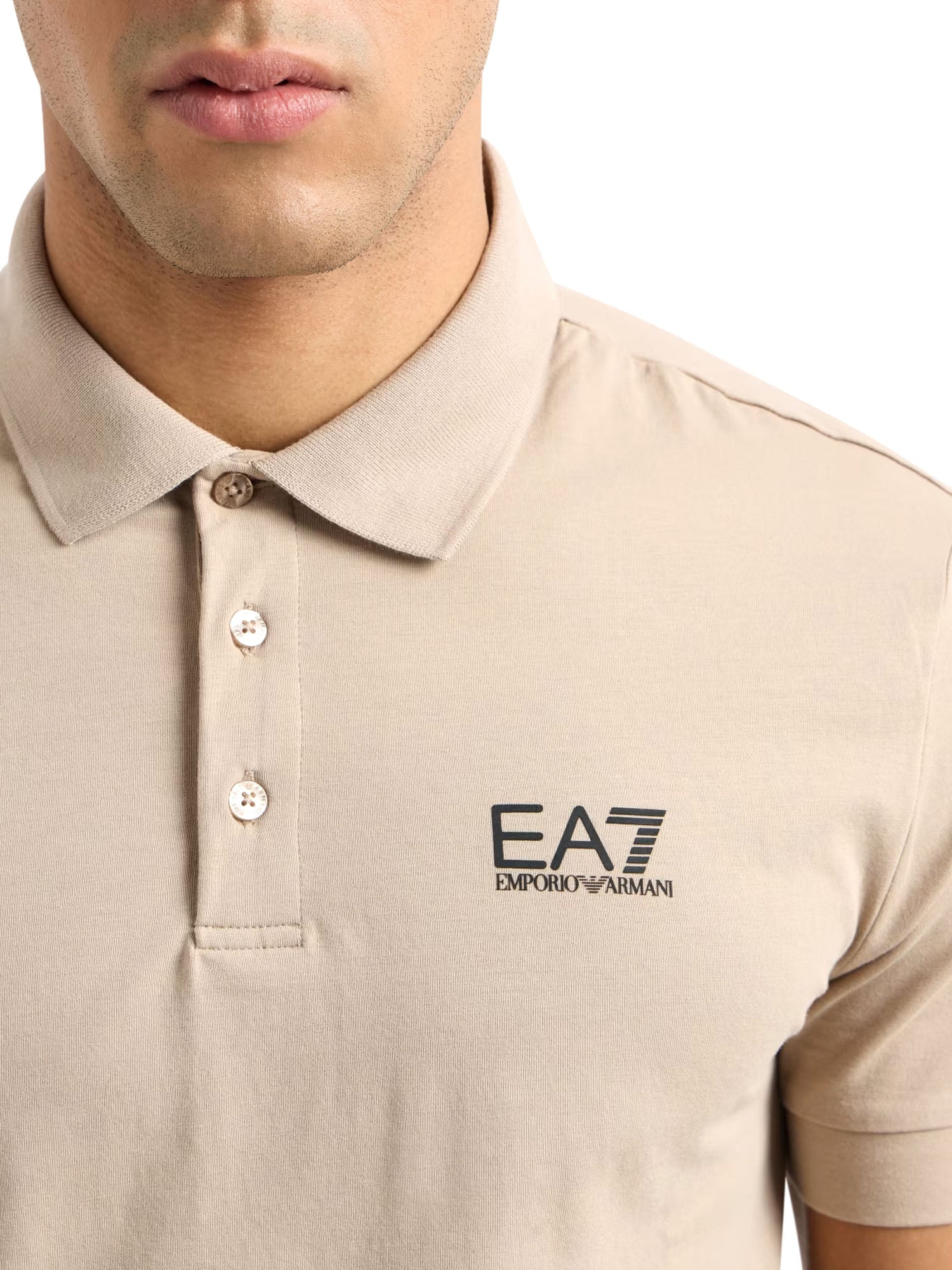 Polo Beige Ea7 Emporio Armani