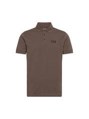 Polo Marrone Ea7 Emporio Armani